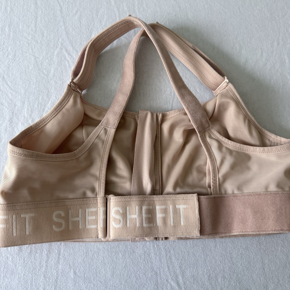 SHEFIT ULTIMATE Sandstorm Luxe Sports Bra Support Workout Fitness Activewear L - Picture 7 of 11